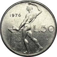 WŁOCHY - 50 LIRE - 1976