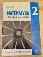 Książka Matematyka zbbiór zadań zakres rozszerzony 2 M. Kurczab Pazdro