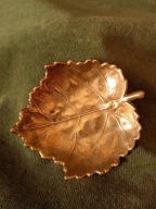 Mosiężny liść / listek z mosiądzu