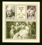 SZWECJA ** SŁANIA, malarstwo, arkusik Mi 1688-91