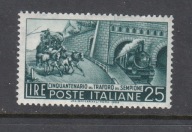 WŁOCHY **Mi 966 TUNEL seria z 1956