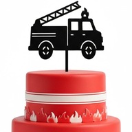 topper na tort personalizacja WYBÓR KOLORÓW straż !!!kolory