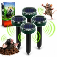 4X ODSTRASZACZ SOLARNY NA KRETY MYSZY KUNY NORNICE DO 3400 M2