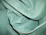 SKÓRA NATURALNA ZIELONA NUBUKOWA MIĘKKA 520