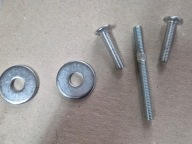 Zestaw śrub naprawczych dla drapaka dla kota M8 + podkładki