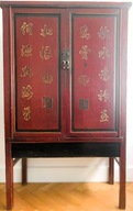 Orientalna Szafka Chińska - Antyk Komoda, Szafka,, Biblioteczka