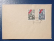 KOPERTA FDC STALINGRAD 1953 ZNACZKI NUMER 653-654 STAN DOBRY.