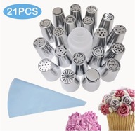 Tylki rosyjskie zestaw 19 sztuk, adapter i worek silikonowy