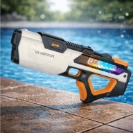 Elektryczny pistolet na wodę automatyczny akumulatorowy zabawka zielony