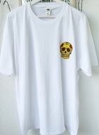 Fajny oryginalny T-shirt Fruit of the Loom XXL Czaszka Calavera jedyny