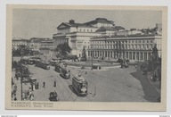 Warszawa Plac Teatralny ok.1940r. Tramwaje 591j