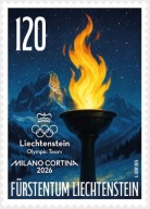 Liechtenstein 2026 Znaczek ** sport igrzyska olimpijskie Olimpiada