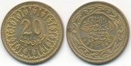 Tunezja 20 Millim - 1983r ... Monety