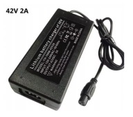 Zasilacz ładowarka do roweru hulajnogi elektrycznej 3 pin 9 mm 42V 2A