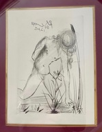 Akwaforta Salvadore Dali