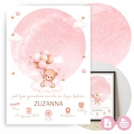 METRYCZKA DLA DZIECKA MAPA GWIAZD PREZENT NARODZINY CHRZEST ROCZEK - PDF