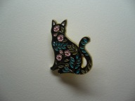 PIN PRZYPINKA BROSZKA KOT KOTEK