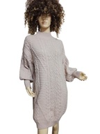 JASMINE sweter SUKIENKA ciepła sweterkowa 38/40