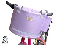 Lawendowy koszyk fiołkowy wiosenny kosz na rower na prezent dla babci PINO