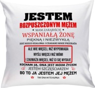 PODUSZKA PREZENT DLA MĘŻA WALENTYNKI ROCZNICA DZIEŃ CHŁOPAKA MĘŻCZYZNY RO7