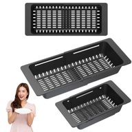 OCIEKACZ DO NACZYŃ SUSZARKA KUCHENNA NA ZLEW KOSZYK REGULOWANY ORGANIZER