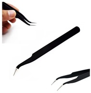 PRECYZYJNA PĘSETA ZAKRZYWIONA SKOŚNA KOŃCÓWKA PĘCETA DO BIŻUTERII OZDÓB DIY