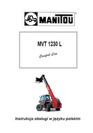 Manitou MVT 1230 L - instrukcja obsługi wózka podnośnikowego PL