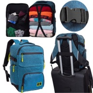 TORBA PODRÓŻNA PLECAK NA WAKACJE PODRĘCZNY BAGAŻ KABINOWY TURYSTYCZNY MOCNY