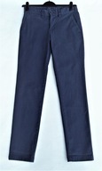 spodnie męskie granat slim fit stretch W30 32 navy
