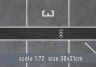 Podstawka "Pokład HMS Ark Royal HF7252" skala 1:72 roz.A4 druk PCV 3mm