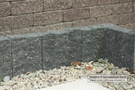 Palisada łupana, cegła, obrzeże 57x11x10 Gra./Brą.