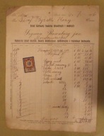 Szymon Rosenberg jun. Skład BIALA, KOZY - BIELSKO - BIAŁA 1916 r. - ZNACZEK