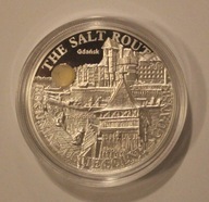 SZLAK SOLNY - BOCHNIA - GDAŃSK 20 KWACHA 2009 MALAWI PROOF 1 OZ 999 CERTYFI