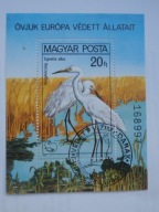 Węgry - Ochrona przyrody - Mi. bl.146 kasowany