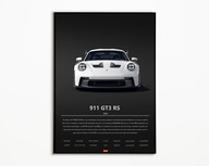 PLAKAT PORSCHE 911 992 GT3 RS IDEALNY NA PREZENT OBRAZ NA ŚCIANE A3