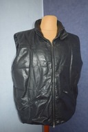 Daniel Hechter Markowa Kamizelka skórzana czarna męska skóra naturalna _58