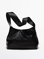 MASSIMO DUTTI LIMITED duża torba na ramię czarna nappa/199 euro
