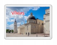 WILNO VILNIUS LITWA magnes pamiątkowy na lodówkę akrylowy