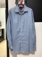 D Koszula Sartorial niebieska artystyczna krateczka bawełna XL