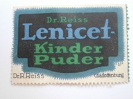 Lenicet - puder kosmetyczny - zalepka reklamowa