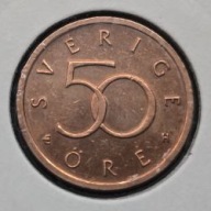 *SZWECJA [0464]*50 Ore 2004 (SVERIGE) Karol XVI Gustaw, Korona szwedzka