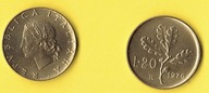 WŁOCHY 20 Lira 1976 r.