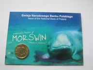 2 zł. zwierzęta świata morświn blister