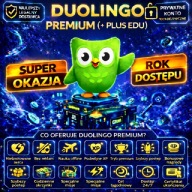 Duolingo Premium 365 dni (12 Miesięcy) | Prywatne konto | Pełna werjsa