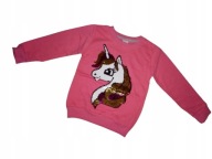 BLUZA UNICORN JEDNOROŻEC CEKINY R.98 (2-3 LATA)