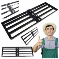 RĘCZNY NIWELATOR TERENU RÓWNIARKA DO TRAWNIKA ROZGARNIARKA 90X30CM GRABIE