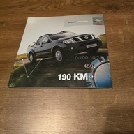 Nissan Navara 2010 j.Polski prospekt folder katalog