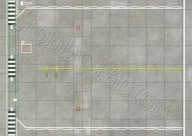 Podstawka "Lotnisko Cywilne 01" skala 1:144 roz.A3 druk PCV 3mm
