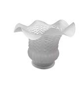 Klosz typu Tulipan, do lampy, kinkietu, żyrandola. Szkło satynowe.