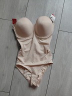 Beżowe damskie body wyszczuplające 36D